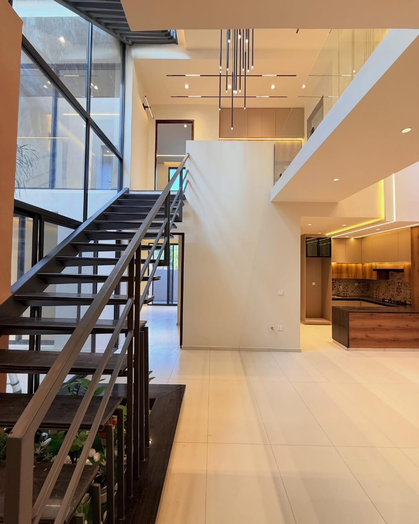 Villa Terra double-height living